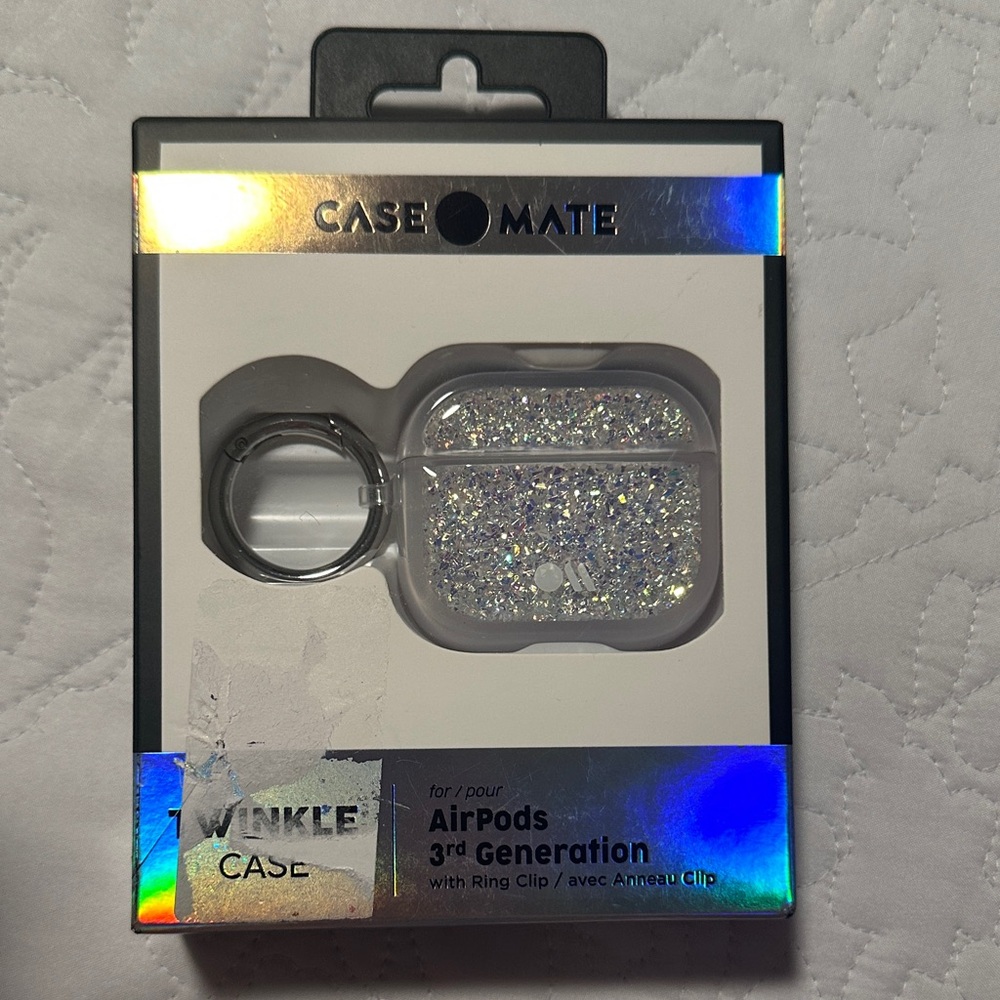 Case-Mate Glitter AirPods 3rd Gen Case with Clip